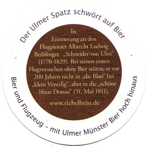 münchen (m-bay) richel (stadtdeu) 12b (rund205-der ulmer spatz)